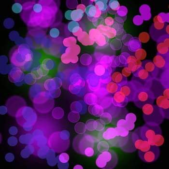 Bokeh. Festive and colorful background..