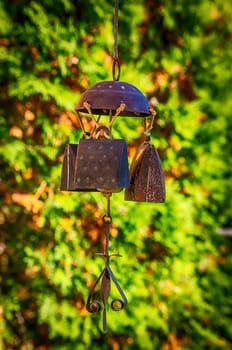 Made of copper antique wind chime.