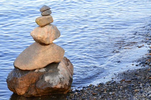 Stones on the beach