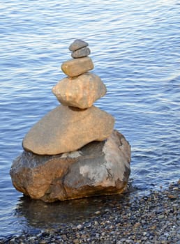 Stones on the beach