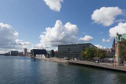 View from a bridge to the Danish Ministry of Justice