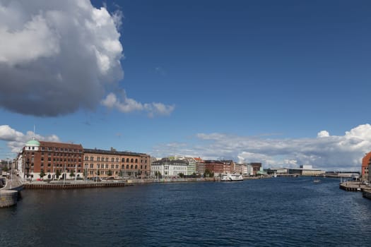 View from the bridge towards the Copenhagen Opera House
