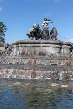 Gefion Fountain at the Port of Copenhagen