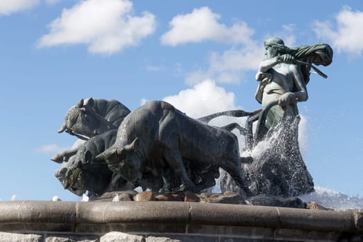 Gefion Fountain at the Port of Copenhagen