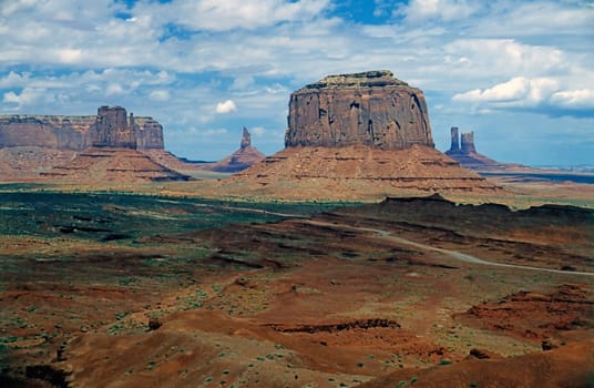Butte in Monument Valley, Arizona