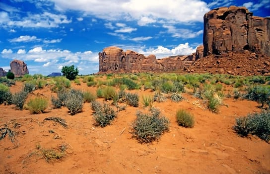 Butte in Monument Valley, Arizona