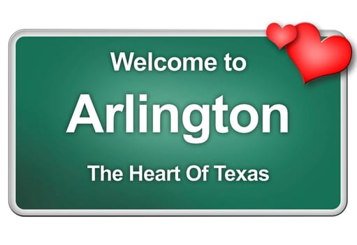 Green village sign with friendly Greetings