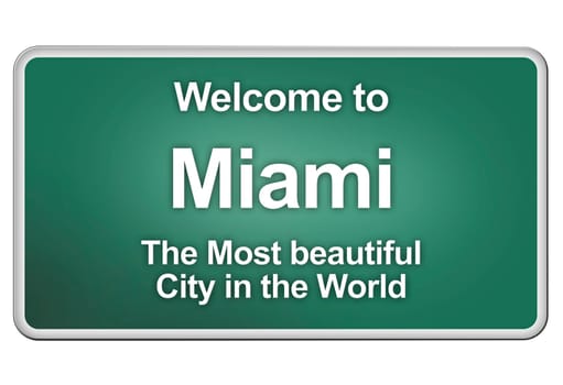 Green village sign with friendly Greetings
