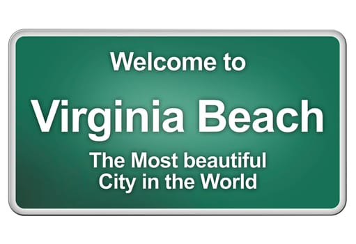 Green village sign with friendly Greetings