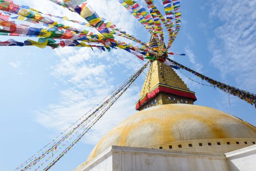 Boudhanath stupa in Kathmandu, Nepal