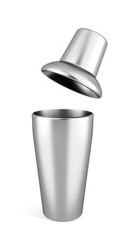 Bar shaker. 3d illustration on white background