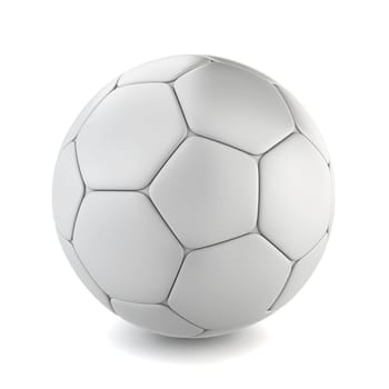 Soccer ball. 3d illustration on white background