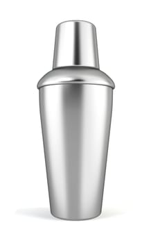 Bar shaker. 3d illustration on white background