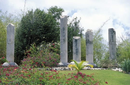 the colonial village of Altos de Chavon in the Dominican Republic in the Caribbean Sea in Latin America.