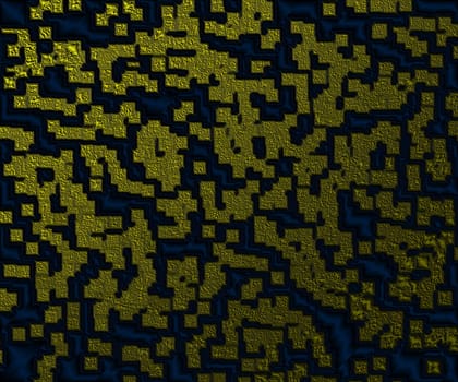 colored gold background with a delicate structure