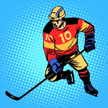 Hockey player number 10 professional ice sports competitions