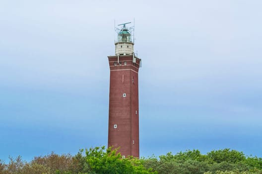 Lighthouse Vuurtoren Westhoofd - at Outdorp.. Zealand in the Netherlands. Built in 1947 in operation since 1950,56 meters high.