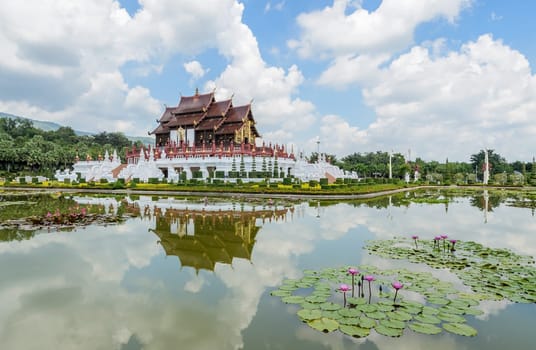 Ho Kham Royal Pavilion, the architectural style of northern Thailand