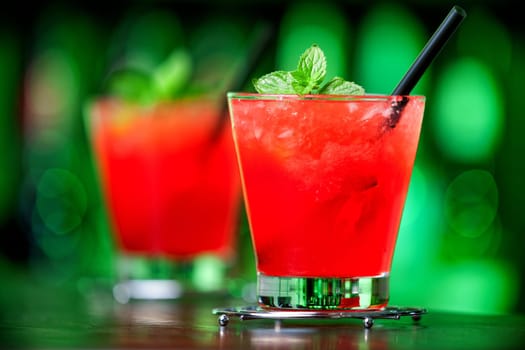 Mai Tai cocktail.Ingredients