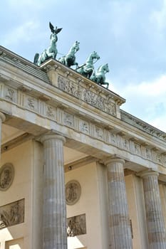 The Brandenburg Gate in Berlin