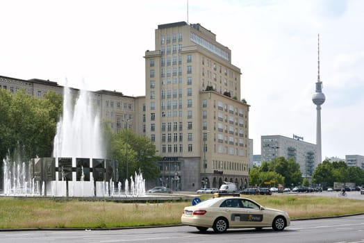 Strausberger Platz in the centre of Berlin