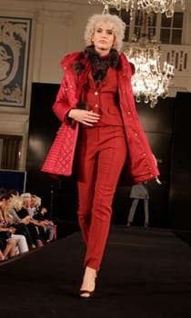 Models at the Liz Malraux Fashion Show 2015 in Hamburg