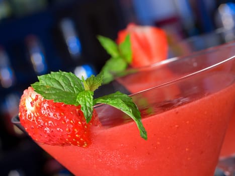 Ingredients for Strawberry Daiquiri