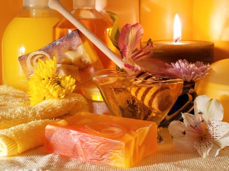 Honey spa products