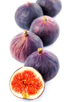 Figs isolated on white