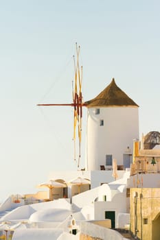 Oia, Santorini at daylight