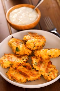 Zucchini croquettes