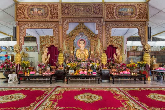 Dhammikarama Burmese Buddhist Temple Altar