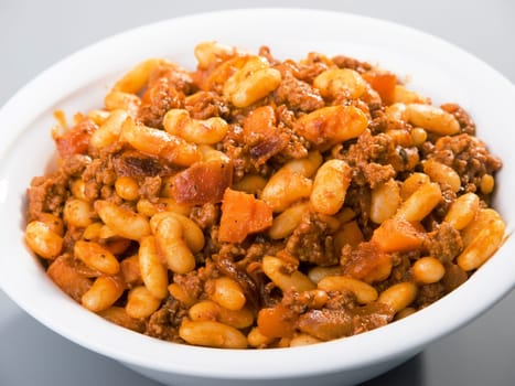 Chili con carne close-up