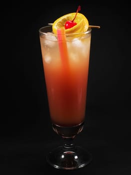 Sex on the beach is made of..1 oz vodka.3/4 oz peach schnapps.cranberry juice.grenadine (optional)