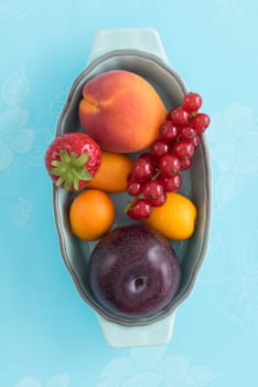 Collection of different fruits in a bowl