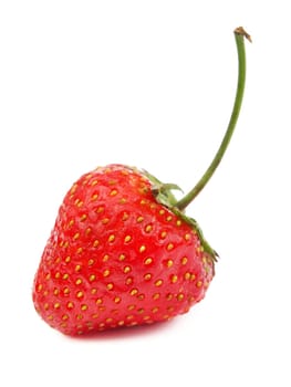 Strawberry on white