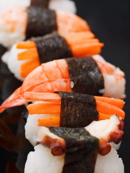 Nigiri Sushi close up