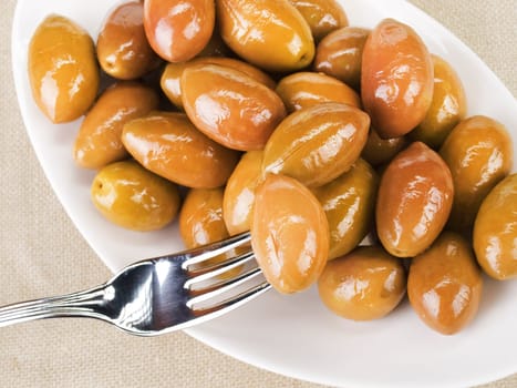 Olives close up
