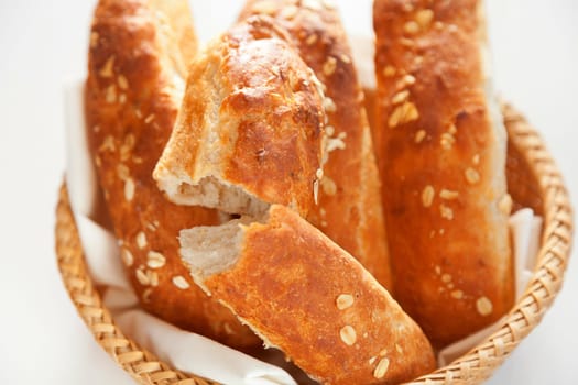 Homemade baguettes