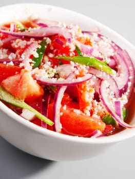 Tomato and onion salad