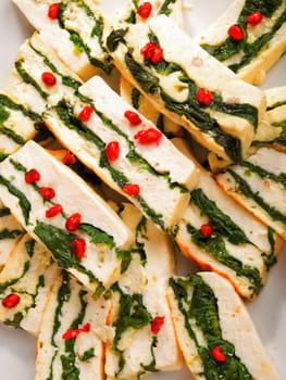Fish pate with spinach