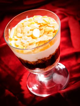 Cream with nuts
