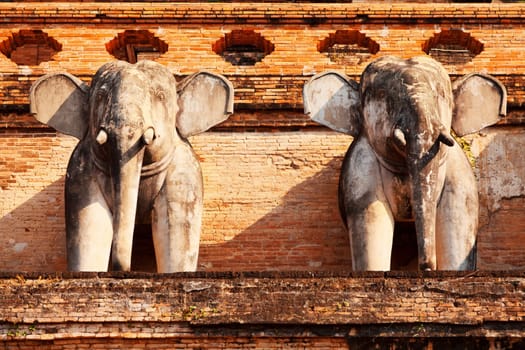 Wat Chedi Luang is a Buddhist temple in the historic centre of Chiang Mai, Thailand. The current temple grounds were originally made up of three temples ? Wat Chedi Luang, Wat Ho Tham and Wat Sukmin.