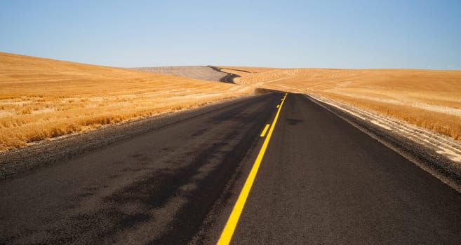 It's 100 degrees today on the black asphalt traveling Oregon