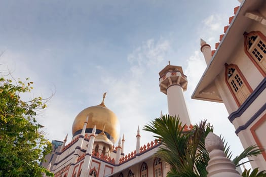 Masjid Sultan Mosque Exterior Architecture in Singapore