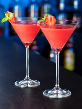 Ingredients for Strawberry Daiquiri