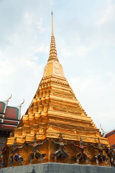 Wat Phra Kaew is also known as Temple of the Emerald Buddha which is the most sacred Buddhist temple in Thailand
