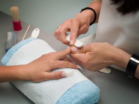 Preparing Manicure