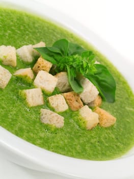 Spinach and Basil Soup