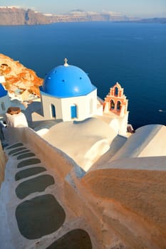 Oia, Santorini at daylight
